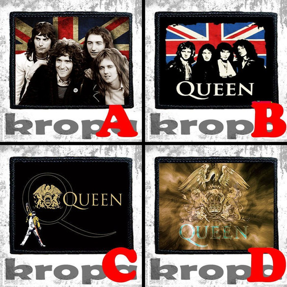 Naszywka QUEEN 10 X 10 cm Dużo Wzorów!