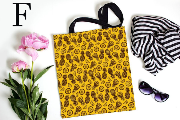 Torba na ramię FLAMINGI ANANASY Dużo Wzorów!!!