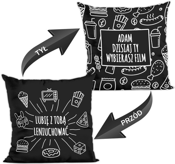Poduszka na Walentynki DODAJ NAPIS