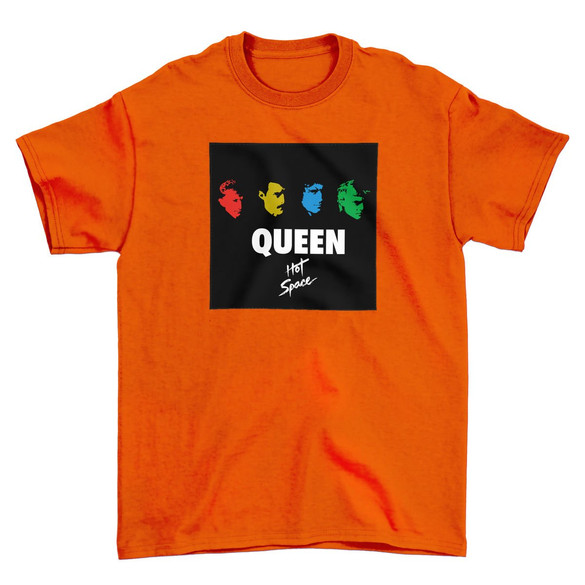 Koszulka z naszywką Queen Hot Space 02