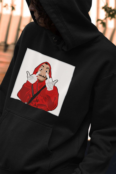 Bluza z naszywką Dom z papieru 03