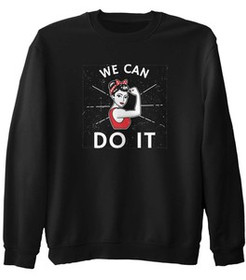 Bluza z naszywką We Can Do It