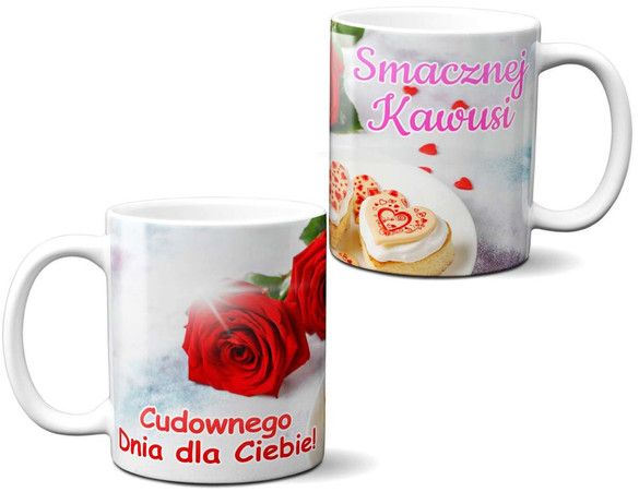 Kubek SMACZNEJ KAWUSI ŚMIESZNY na Prezent +imię