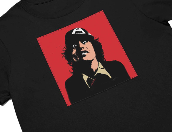 Koszulka z naszywką AC/DC Angus Young