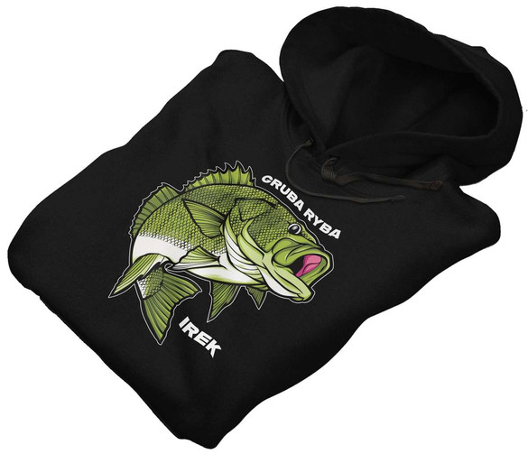 Bluza dla Wędkarza GRUBA RYBA dodaj imię!