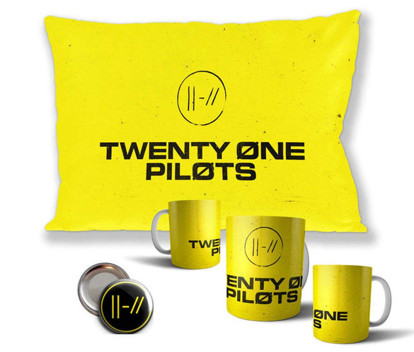 Zestaw 21 TWENTY ONE PILOTS poduszka+kubek+GRATIS!
