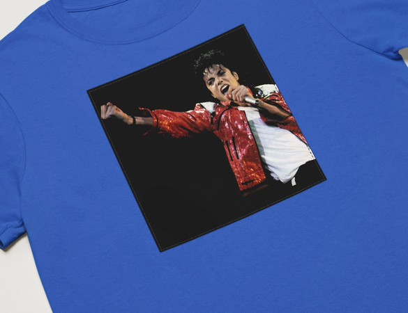 Koszulka z naszywką Michael Jackson 01