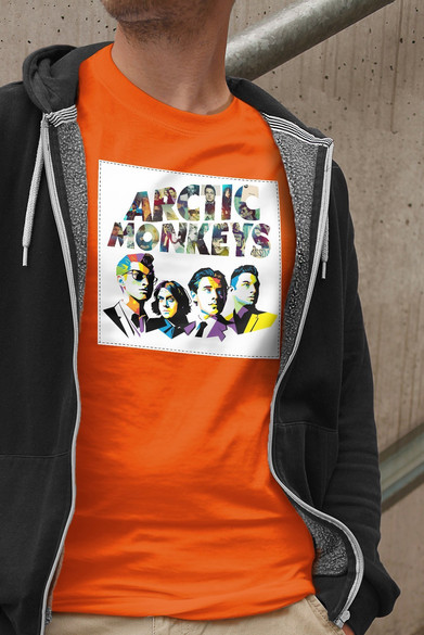 Koszulka z naszywką Arctic Monkeys 01