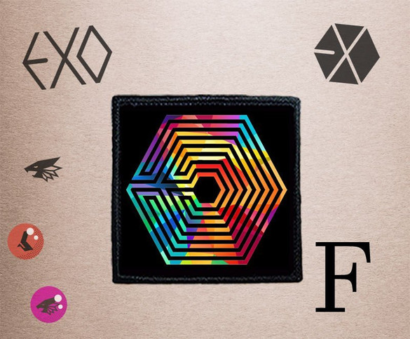 Naszywki EXO K-POP  #BARDZO DUŻO WZORÓW#