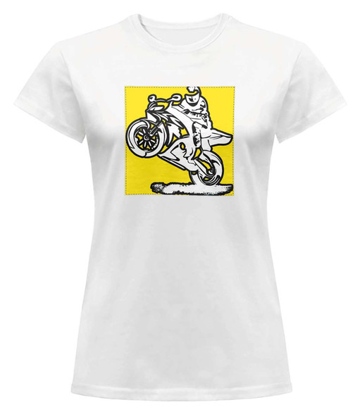 Bluzka damska z naszywką Lubię zapierd..lać 05