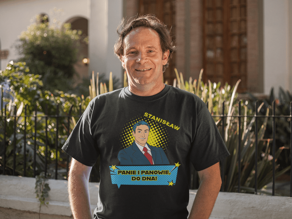 Koszulka urodzinowa PANIE I PANOWIE, DO DNA! +IMIĘ