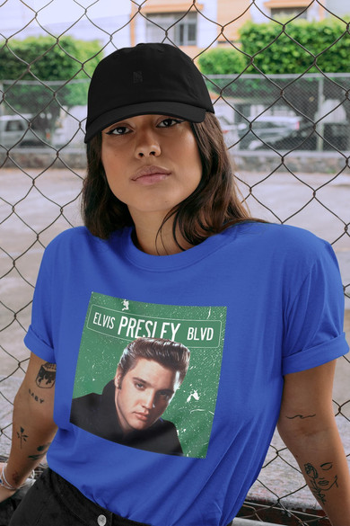 Koszulka z naszywką Elvis Presley 03