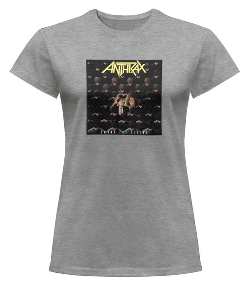 Bluzka damska z naszywką Anthrax Among the...