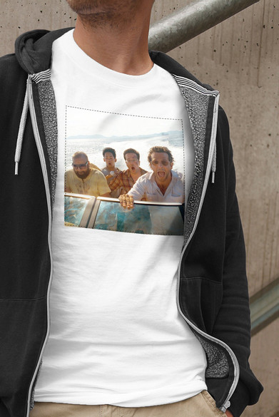 Koszulka z naszywką Kac Vegas squad 01