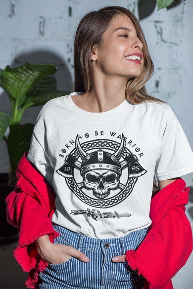 Koszulka urodzinowa BORN TO BE WARRIOR + imię