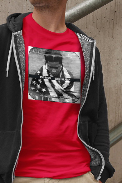 Koszulka z naszywką Asap Rocky Long.Live.