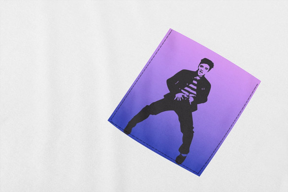 Koszulka z kieszonką ELVIS PRESLEY 01